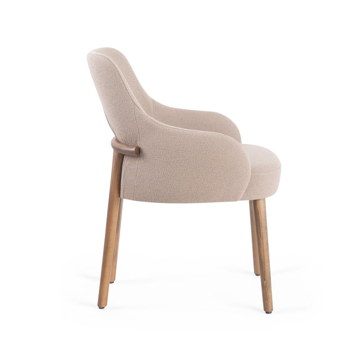 Shir Upholstered Solid Beech Wood Dining Chair